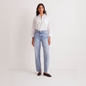 Madewell low slung Straight Leg Jeans